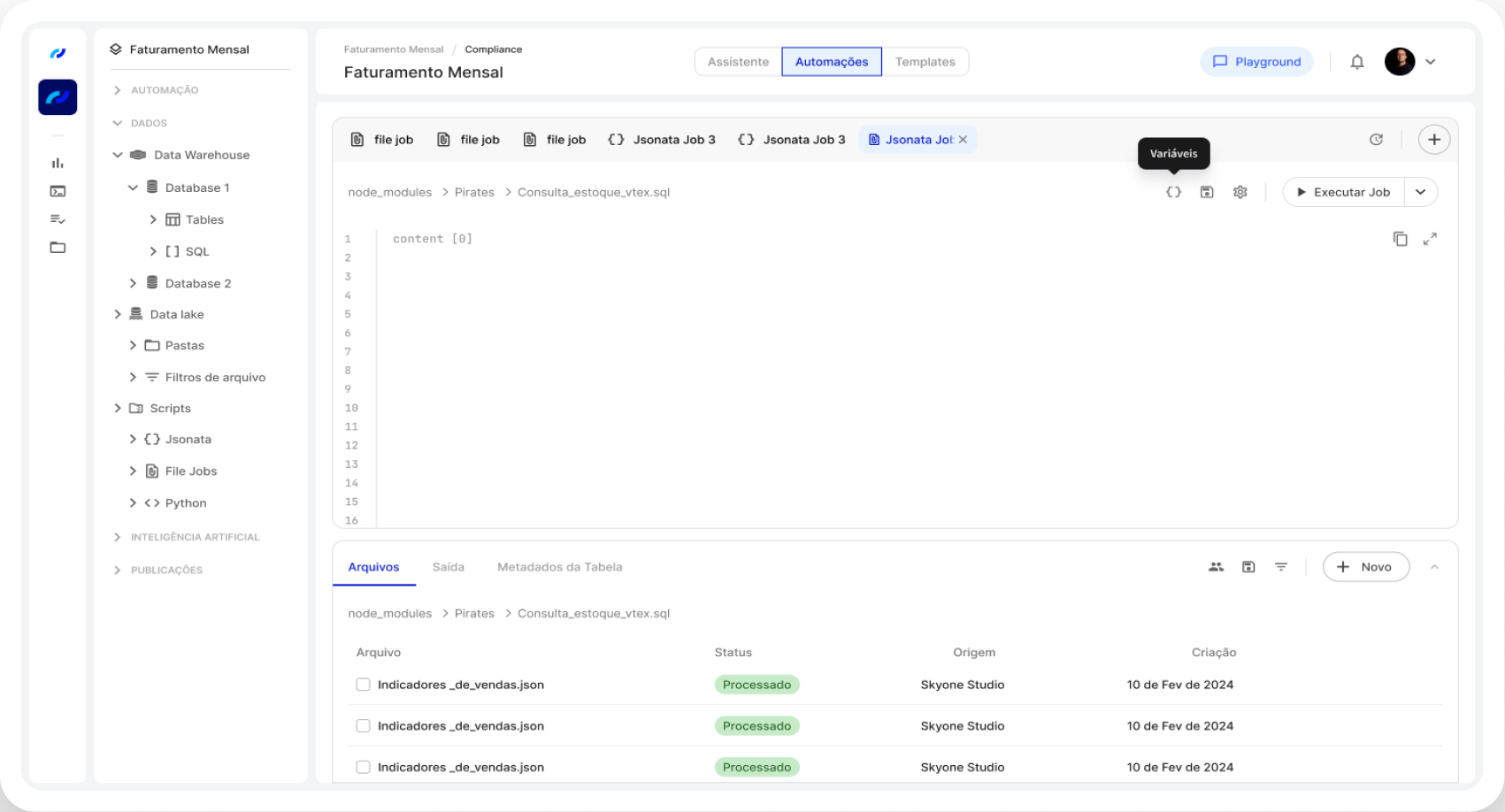  Integração e gestão unificada de dados