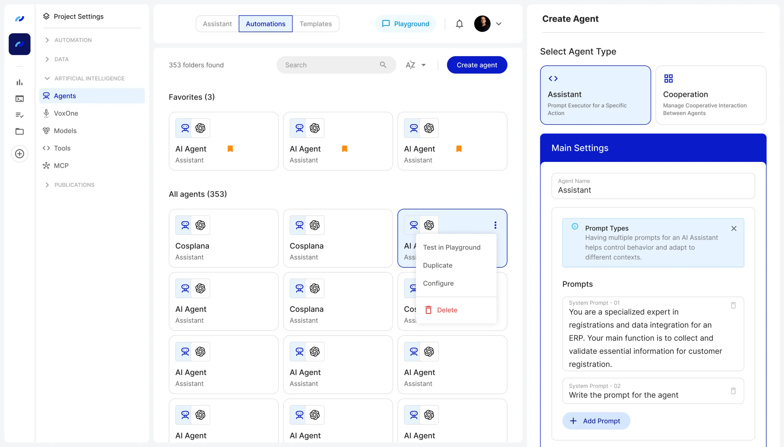 Bring AI to the center of your operations